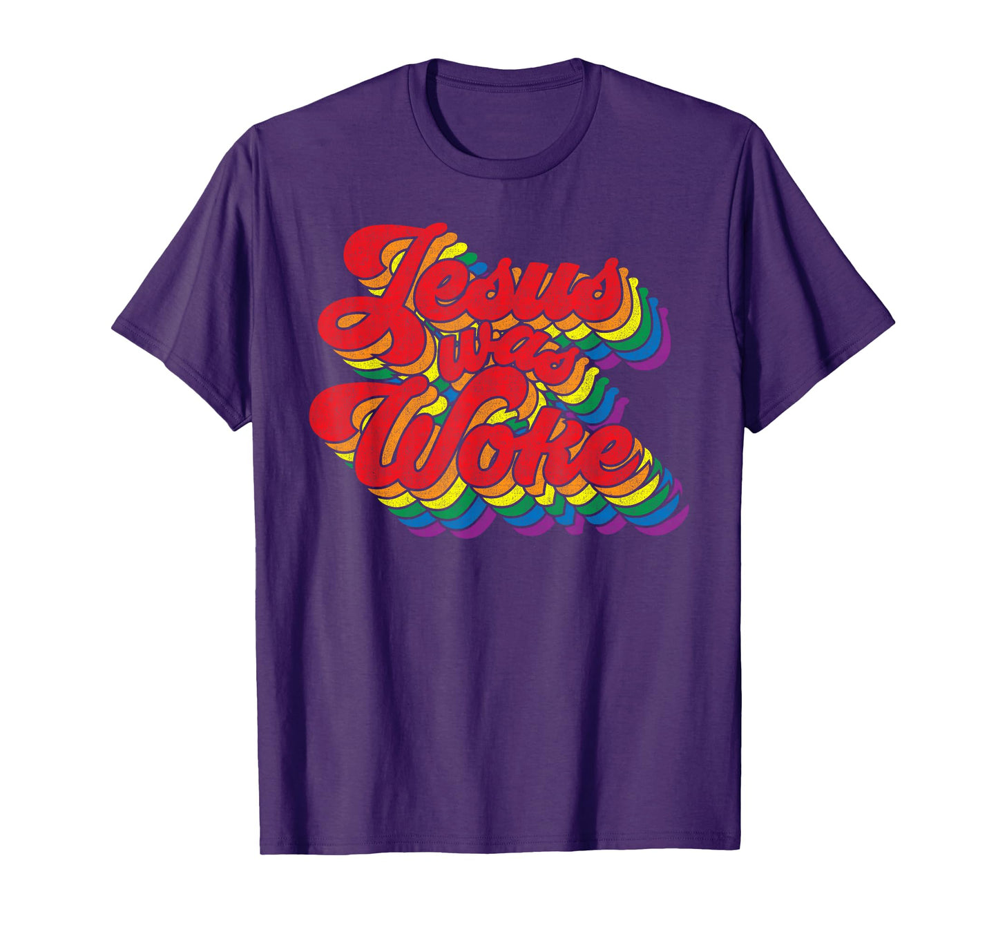 Christian Ally Pride Rainbow Jesus T-Shirt - Aesthetic Graphic for Adults - T-Shirt, Sweatshirt, Hoodie