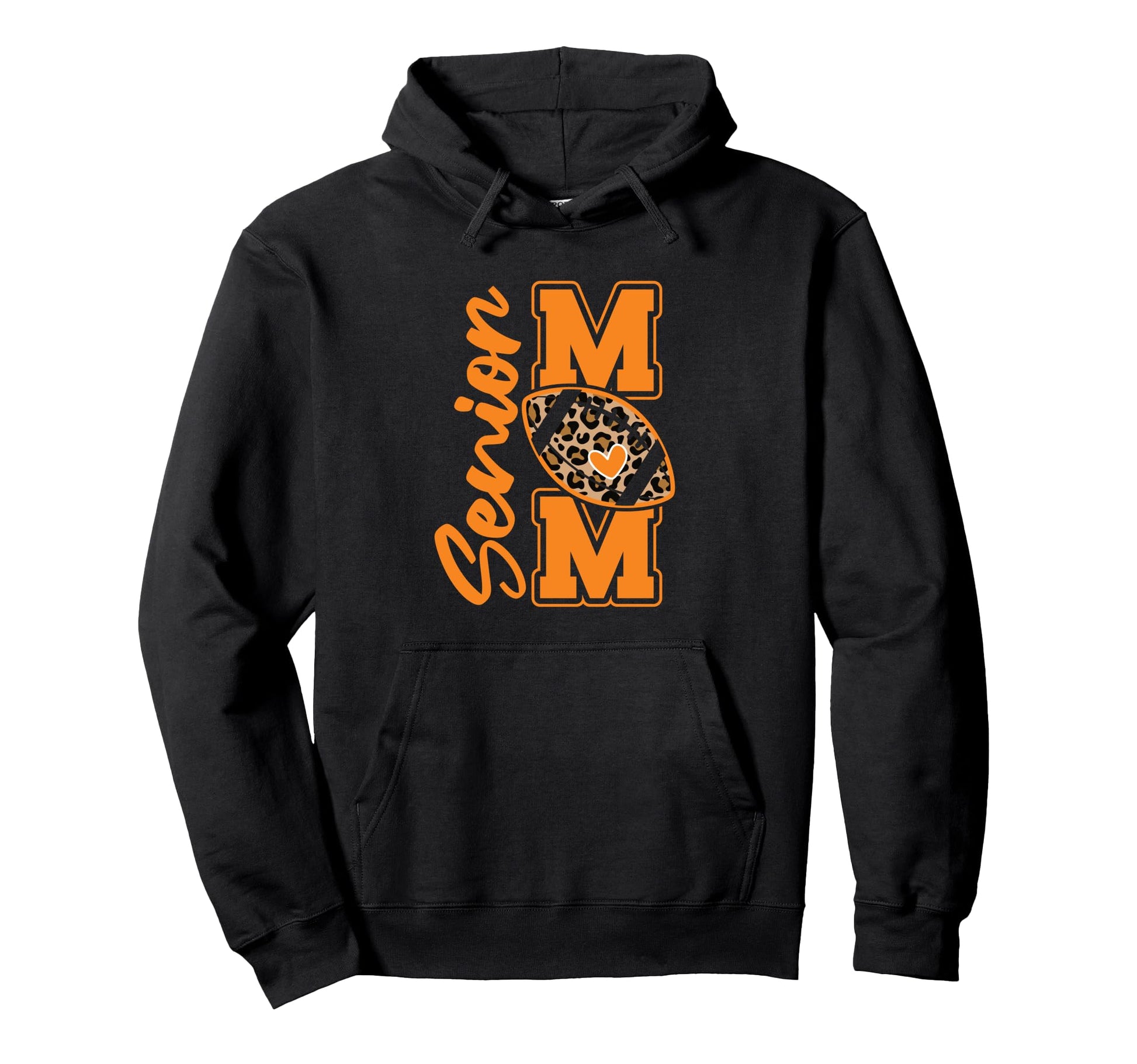 Leopard Black And Orange High School Hoodie - Custom Art Print for Adults - T-Shirt, Sweatshirt, Hoodie
