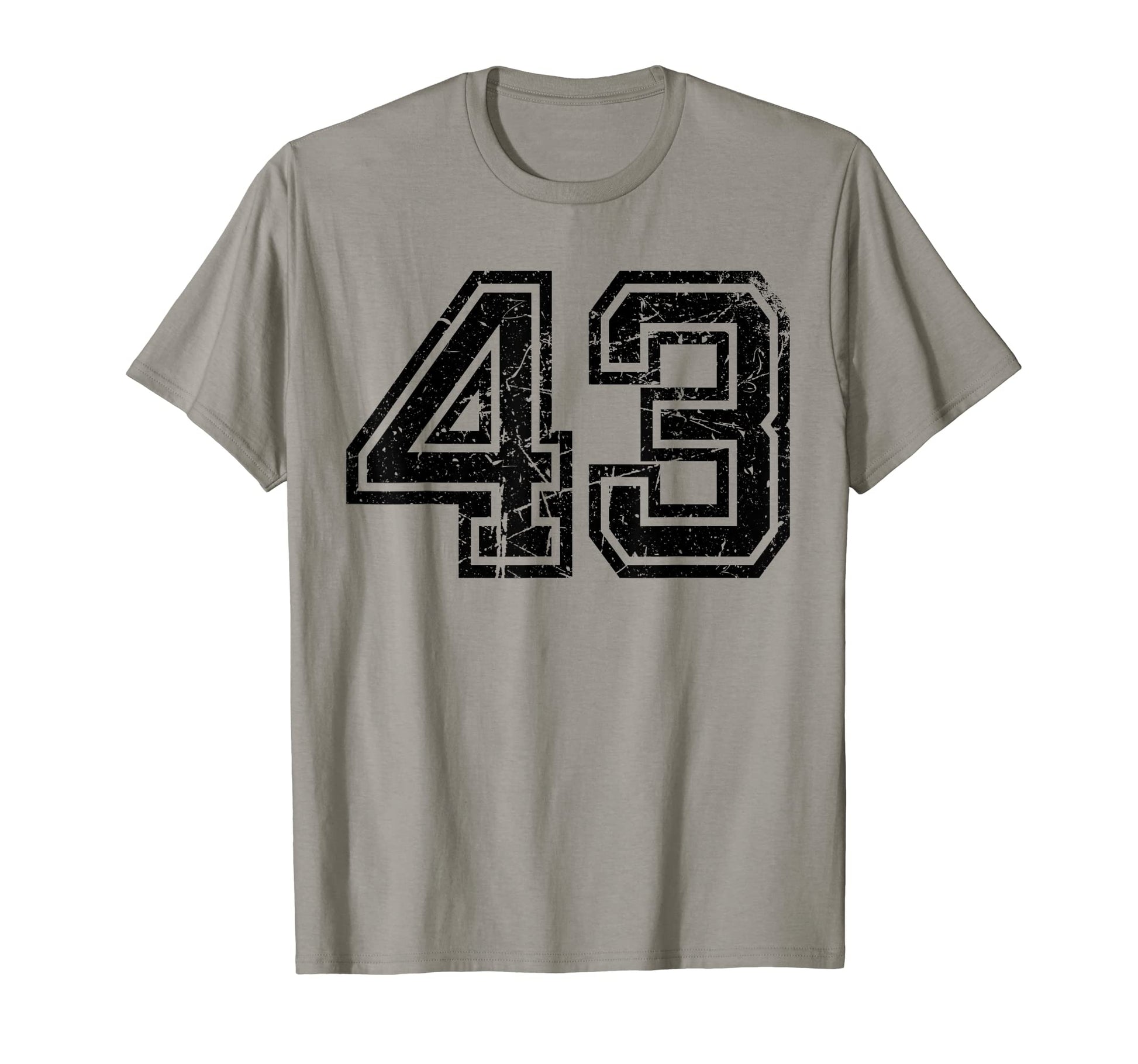 Number 43 Sports Jersey Varsity Lucky T-Shirt - Fun Novelty Design Unisex - T-Shirt, Sweatshirt, Hoodie