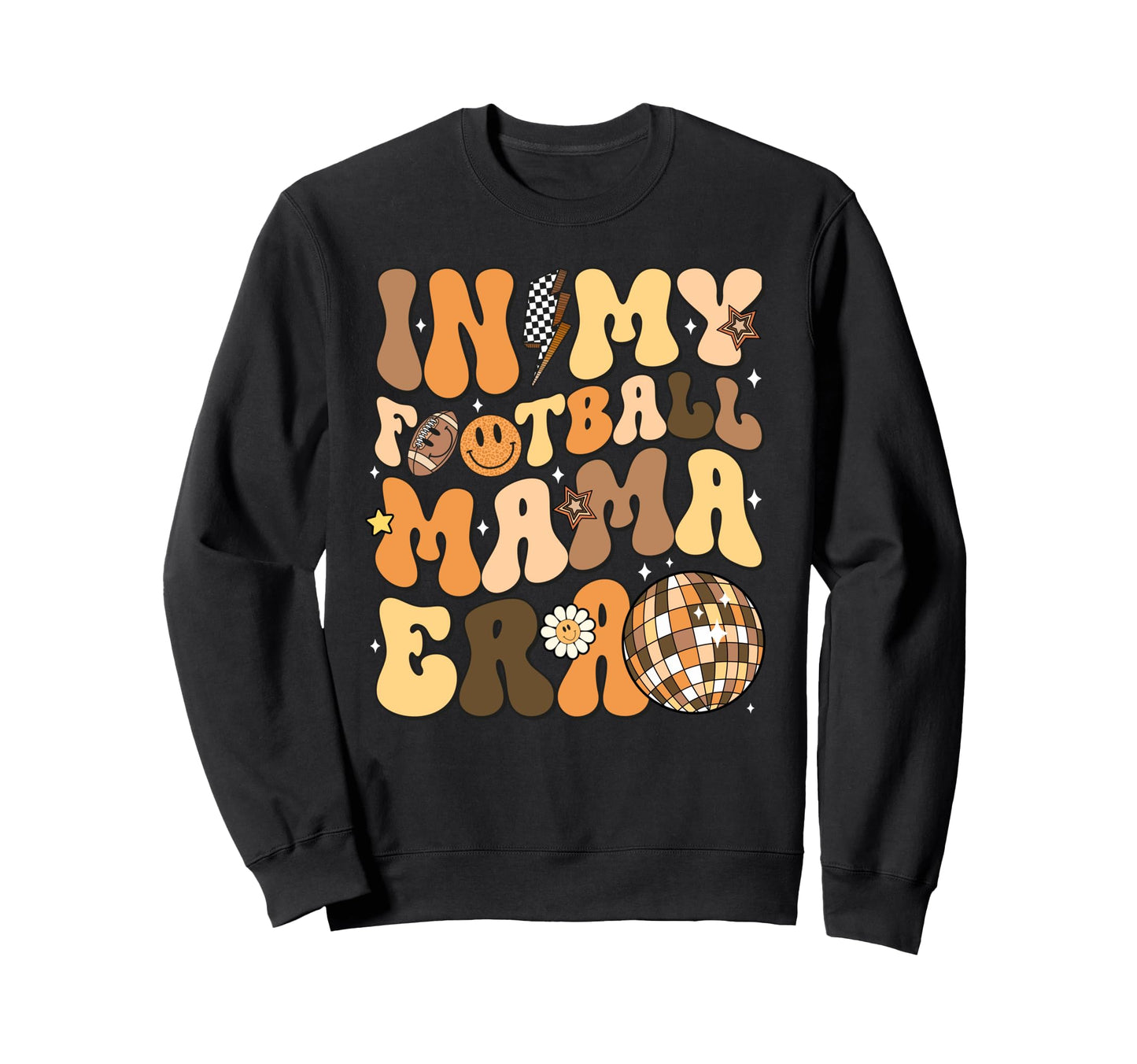 My Football Mom Era American Sweatshirt - Aesthetic Graphic Unisex - T-Shirt, Sweatshirt, Hoodie