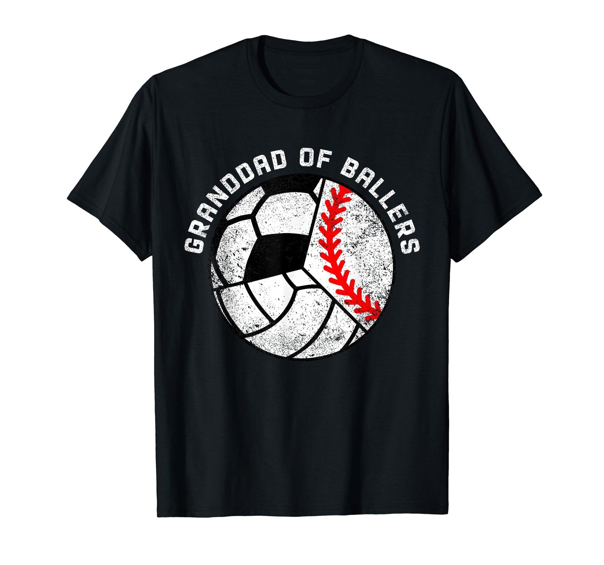 Granddad Ballers Funny Baseball T-Shirt - Custom Art Print Men Women - T-Shirt, Sweatshirt, Hoodie