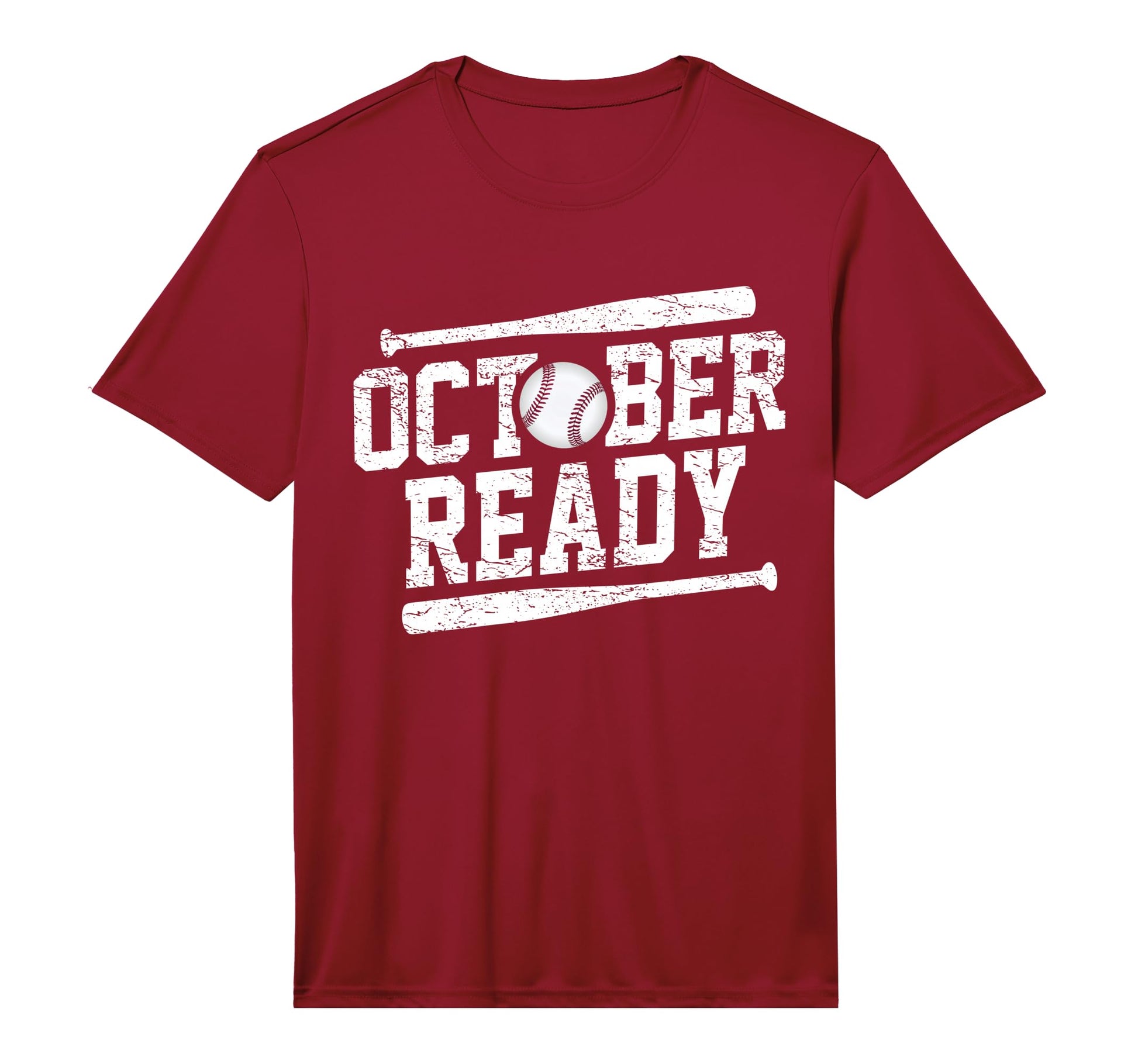Mens October Ready Playoff Baseball T-Shirt - Trendy Graphic Unisex - T-Shirt, Sweatshirt, Hoodie