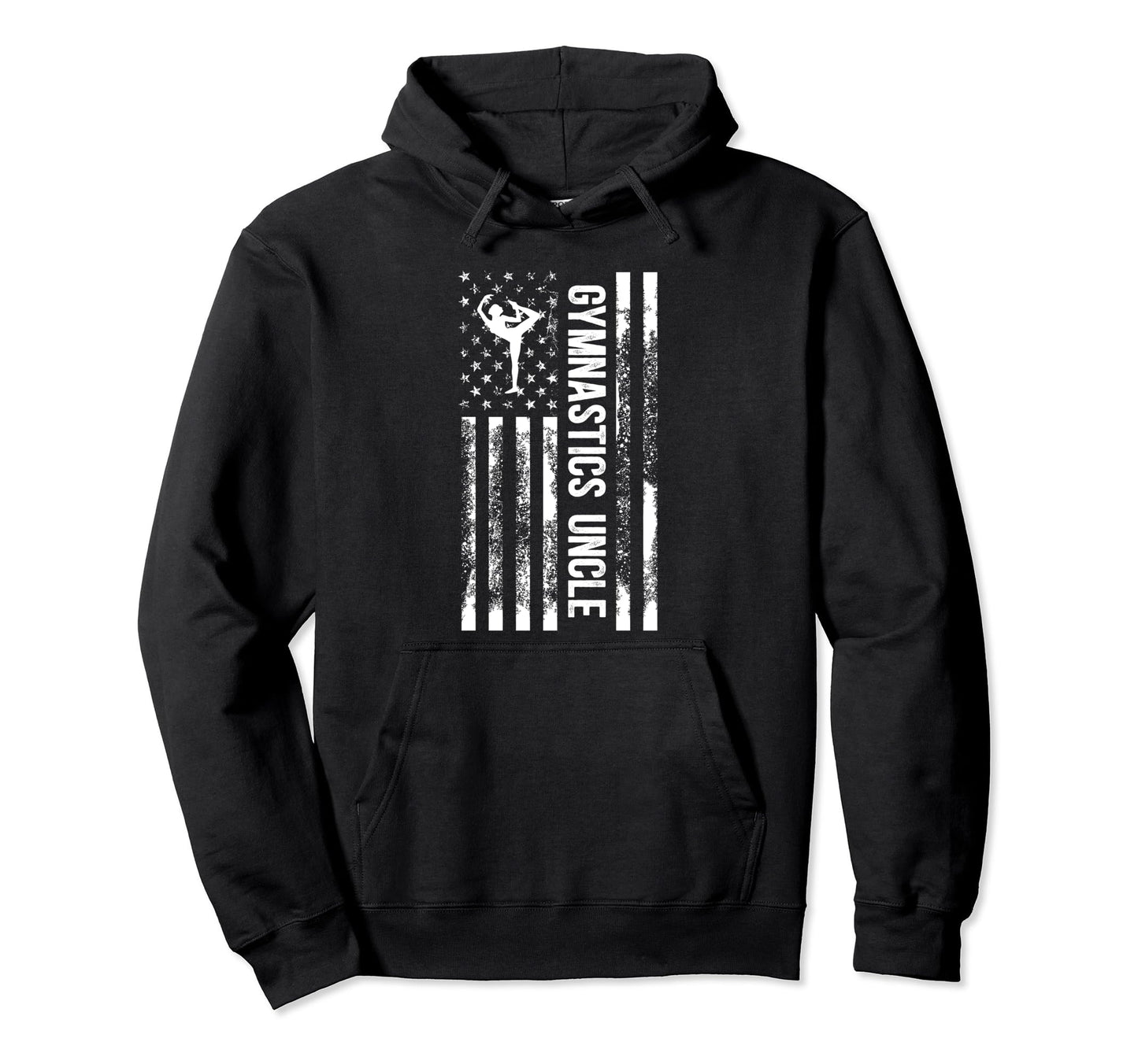 Gymnastics Uncle Us Flag Uncle Gymnast Hoodie - Custom Art Print Unisex - T-Shirt, Sweatshirt, Hoodie
