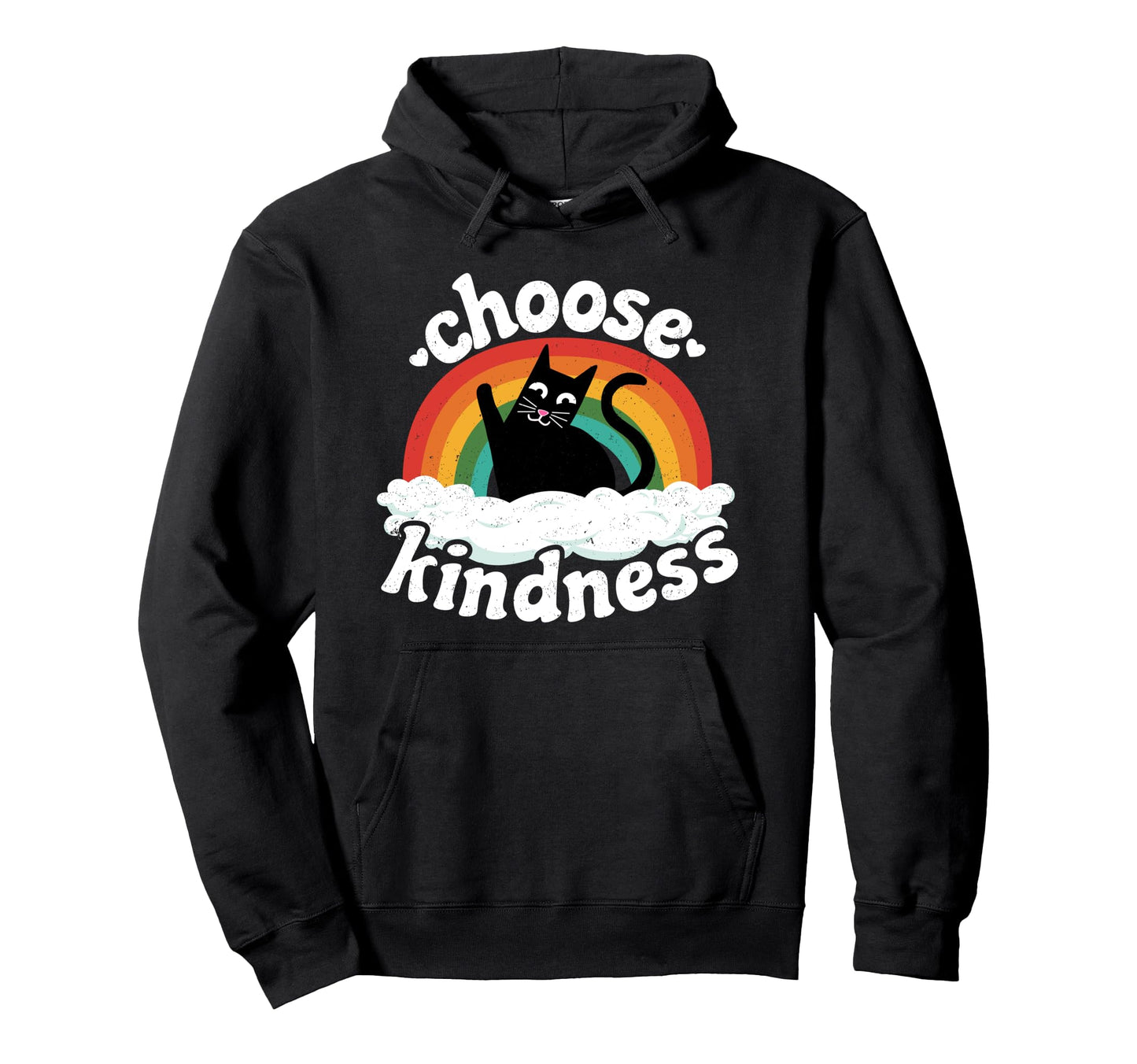 Anti Bullying Rainbow Peace Kind Hoodie - Custom Art Print Men Women - T-Shirt, Sweatshirt, Hoodie