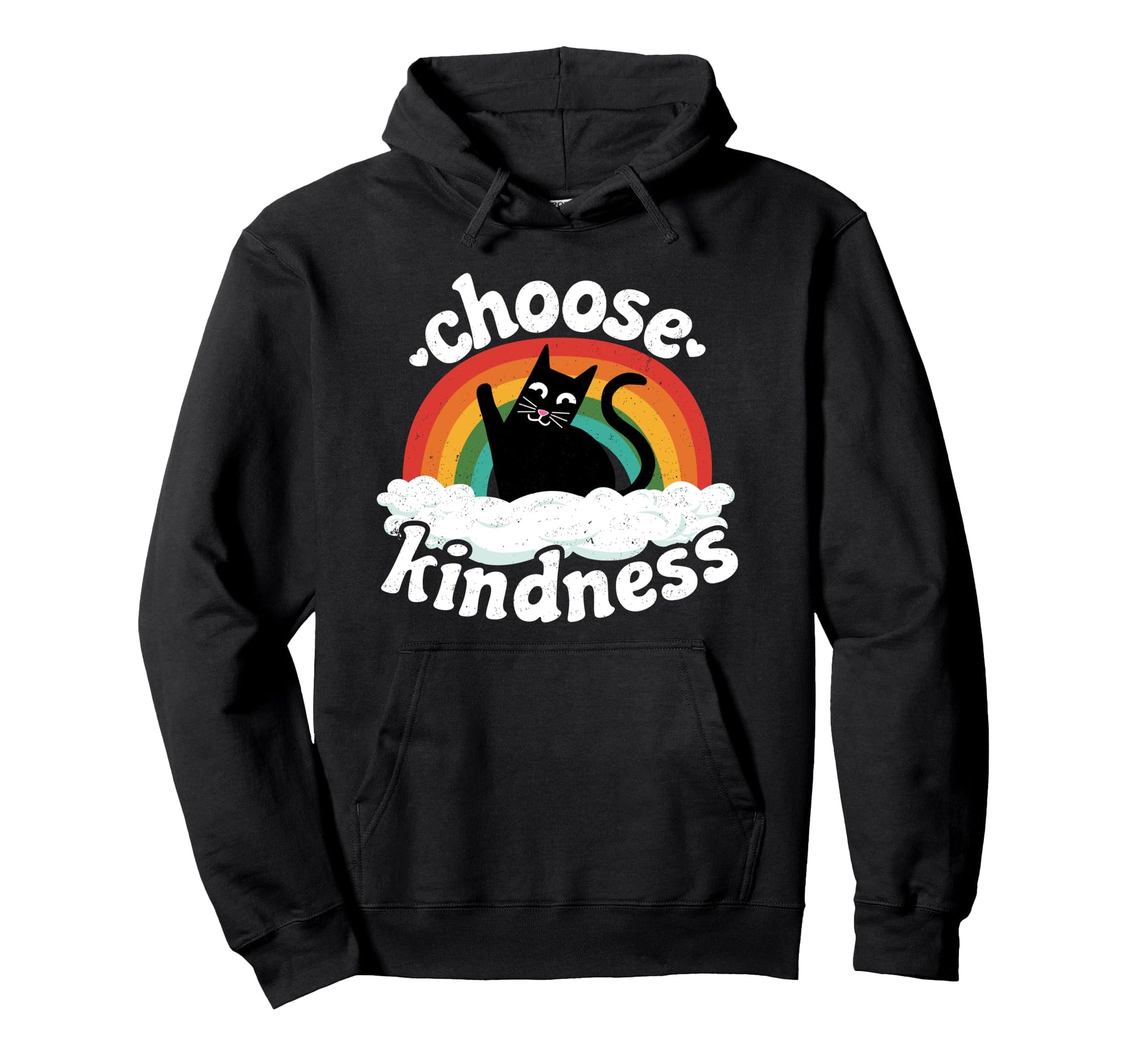 Anti Bullying Rainbow Peace Kind Hoodie - Custom Art Print Men Women - T-Shirt, Sweatshirt, Hoodie