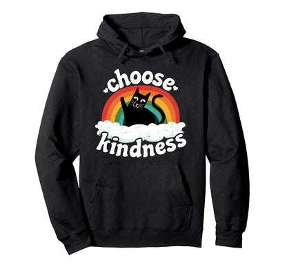 Anti Bullying Rainbow Peace Kind Hoodie - Custom Art Print Men Women - T-Shirt, Sweatshirt, Hoodie