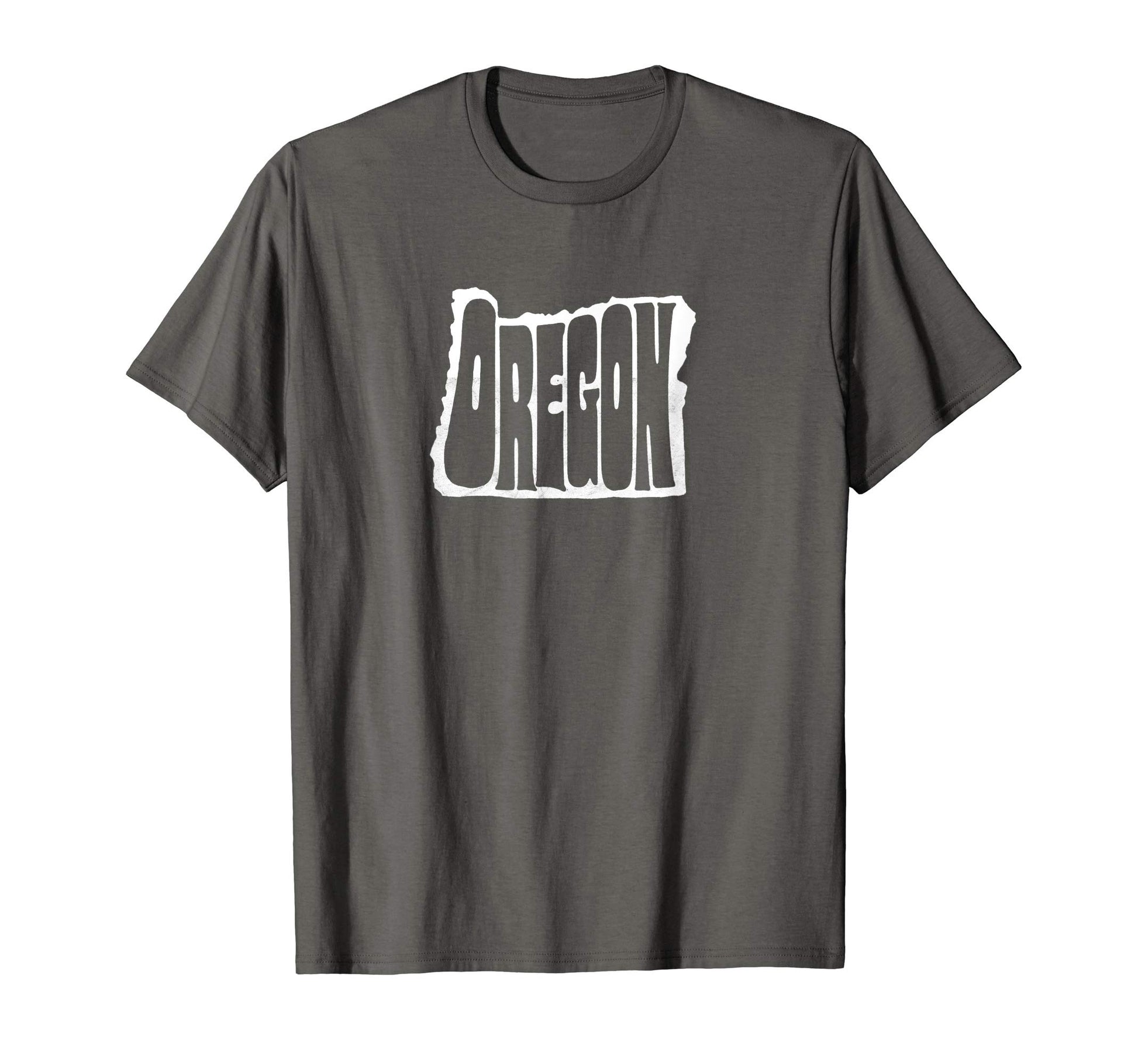 Minimalist State Oregon Typography T-Shirt - Custom Art Print Unisex - T-Shirt, Sweatshirt, Hoodie