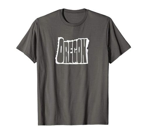 Minimalist State Oregon Typography T-Shirt - Custom Art Print Unisex - T-Shirt, Sweatshirt, Hoodie