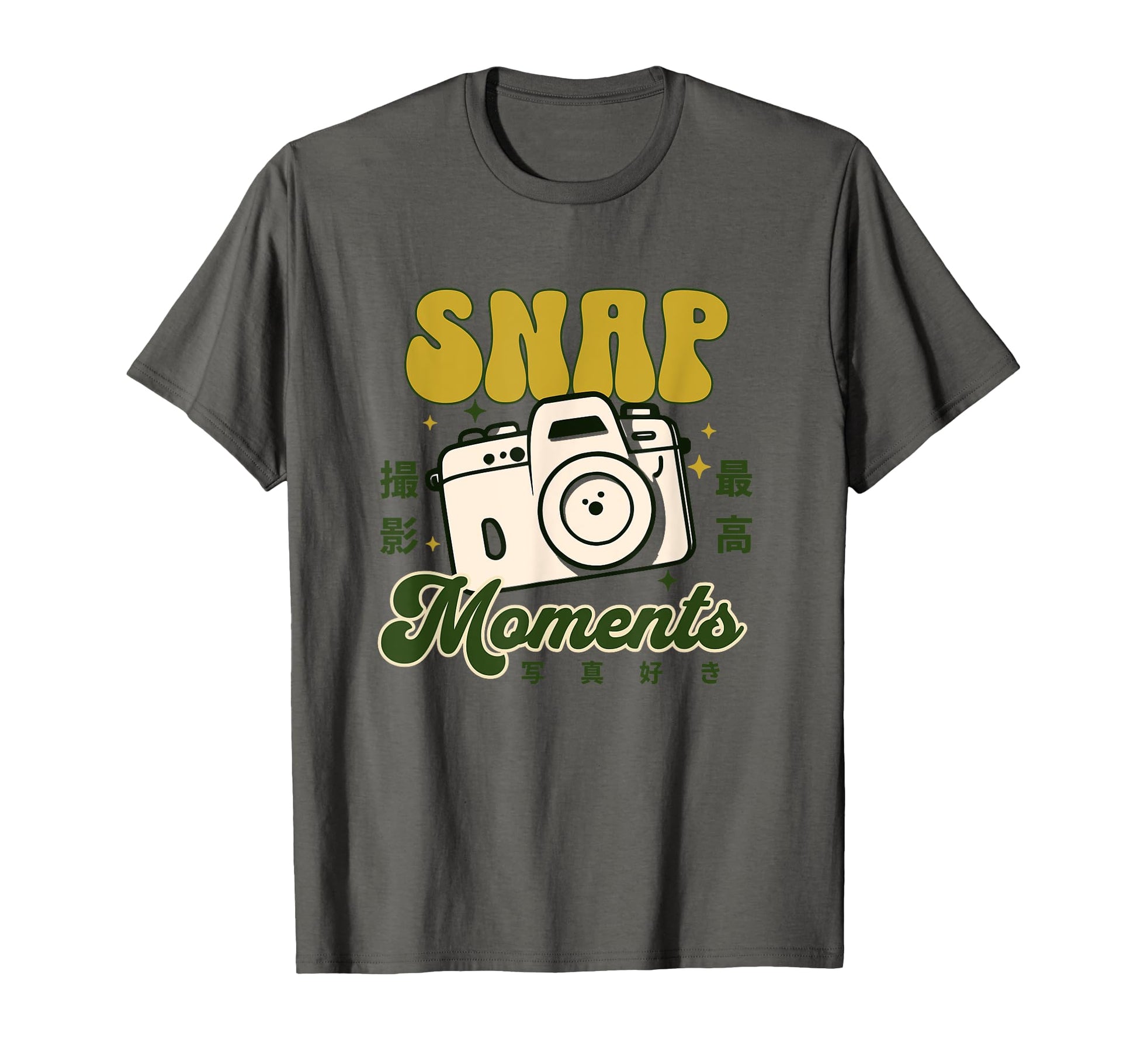 Snap Moments Photography Kawaii T-Shirt - Aesthetic Graphic for Adults - T-Shirt, Sweatshirt, Hoodie