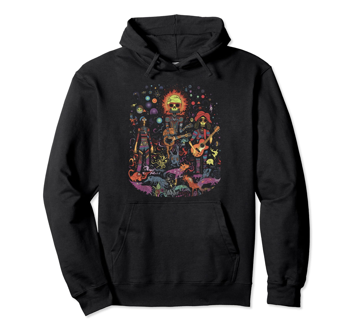 Hippie Boho 60S 70S Art 3 Hoodie - Graphic Print for Adults - T-Shirt, Sweatshirt, Hoodie