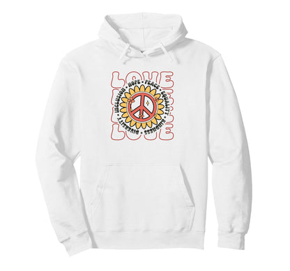 Diversity Equality Love Peace Human Hoodie - Fun Novelty Design Men Women - T-Shirt, Sweatshirt, Hoodie