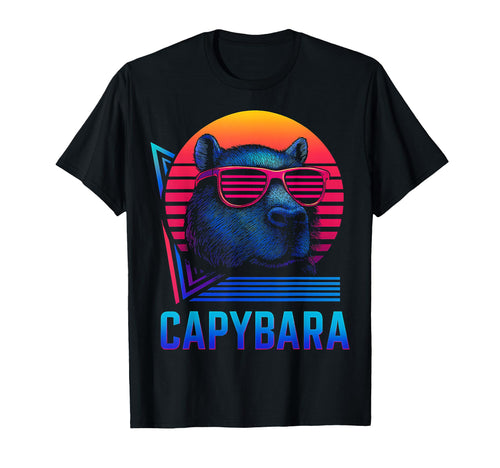 Capybara Capibara Sunglasses T-Shirt - Casual Everyday Wear Men Women - T-Shirt, Sweatshirt, Hoodie