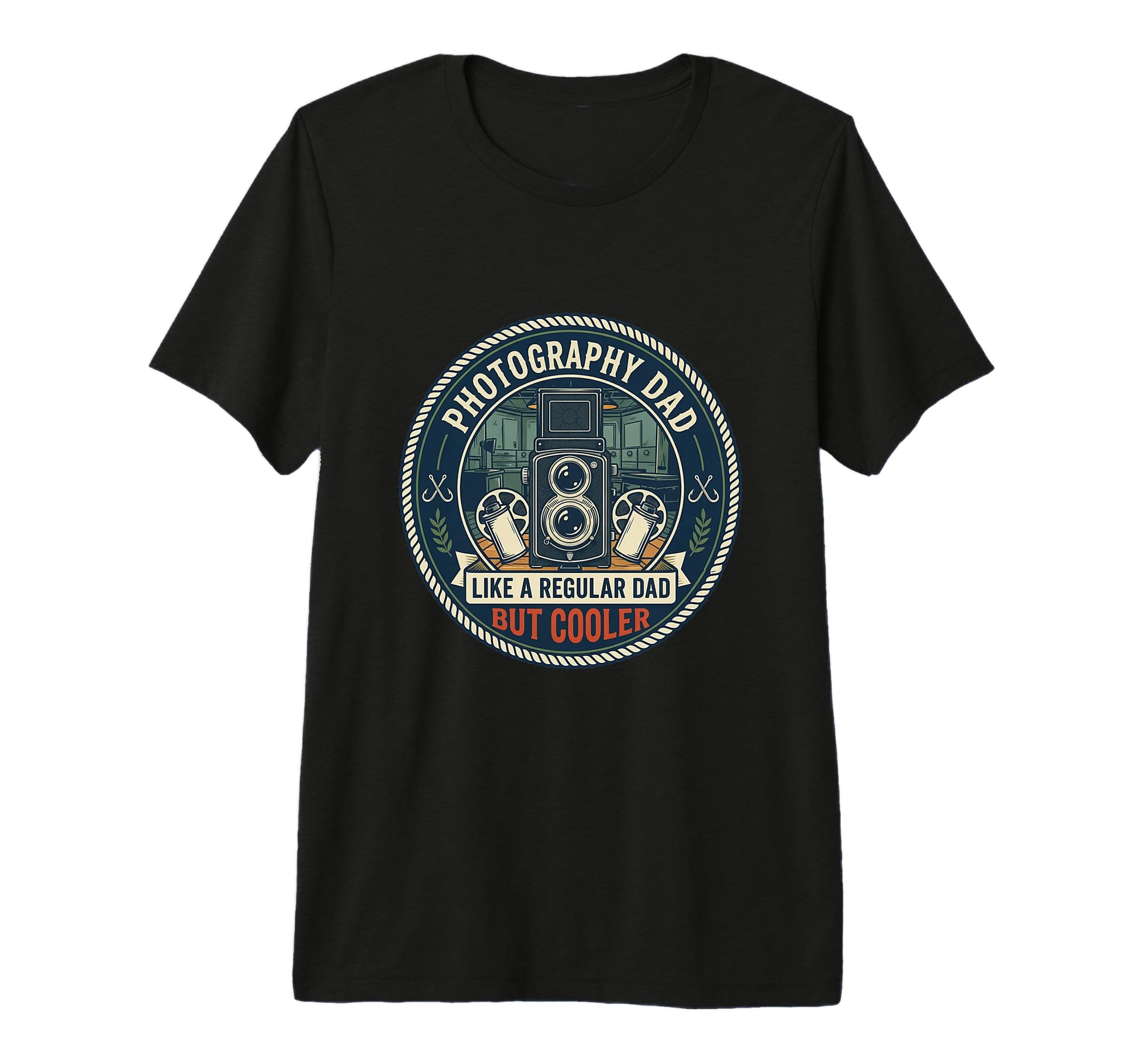 Mens Photography Dad Camera Film T-Shirt - Novelty Apparel for Adults - T-Shirt, Sweatshirt, Hoodie