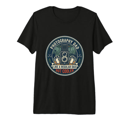 Mens Photography Dad Camera Film T-Shirt - Novelty Apparel for Adults - T-Shirt, Sweatshirt, Hoodie