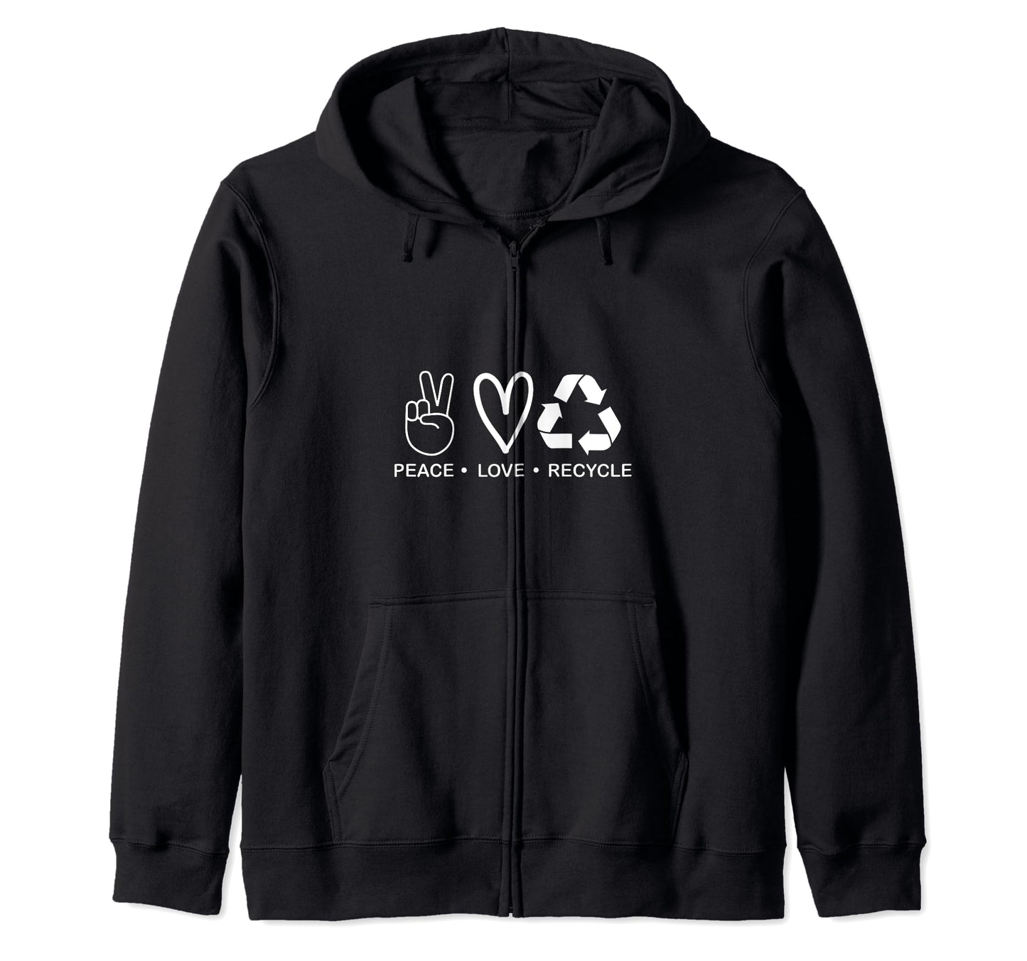 Earth Day M23T Peace Love Recycle Eart T-Shirt - Trendy Graphic Unisex - T-Shirt, Sweatshirt, Hoodie