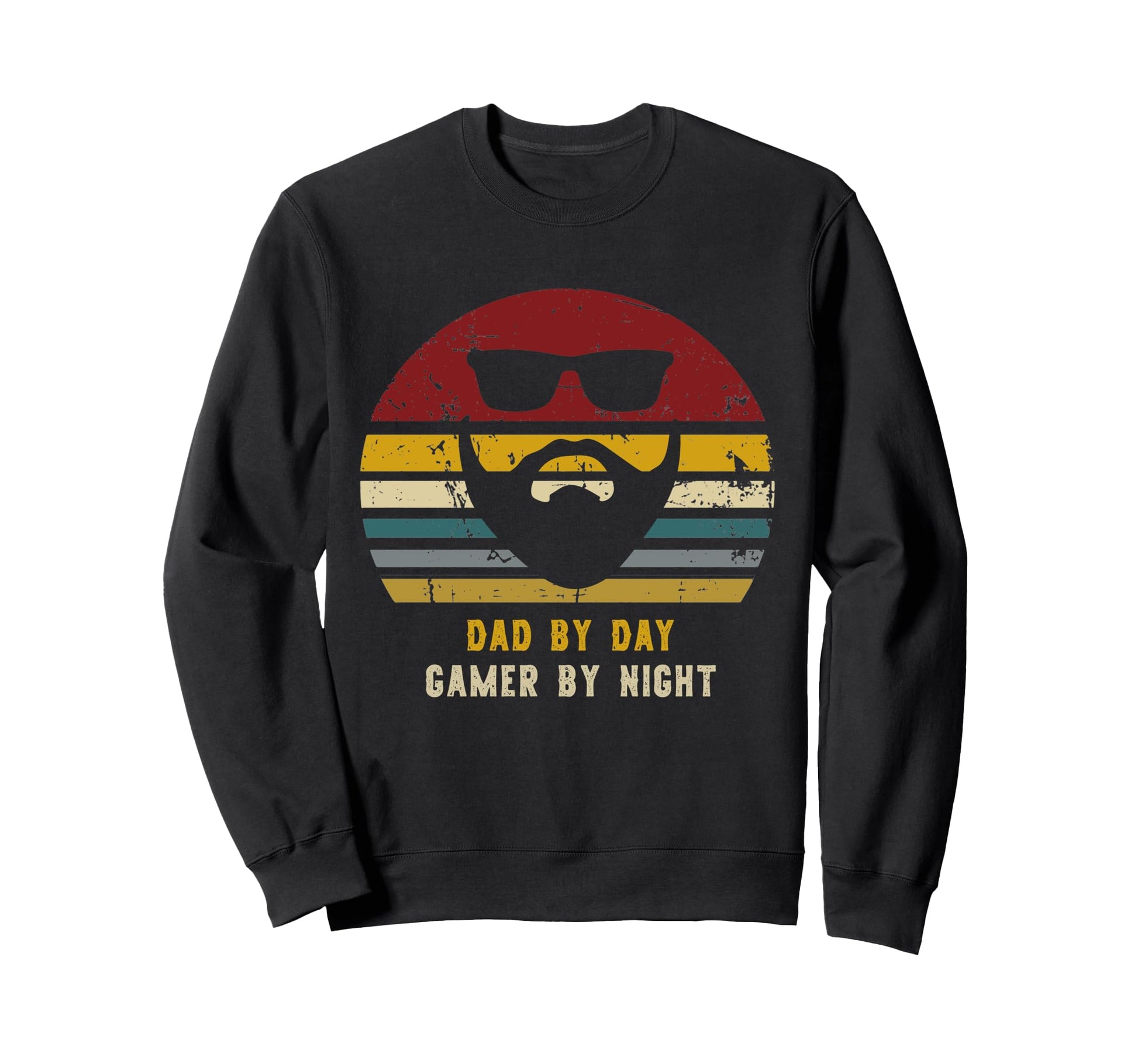 Dad Day Gamer Night Rad Dad Sweatshirt - Fun Novelty Design Men Women - T-Shirt, Sweatshirt, Hoodie