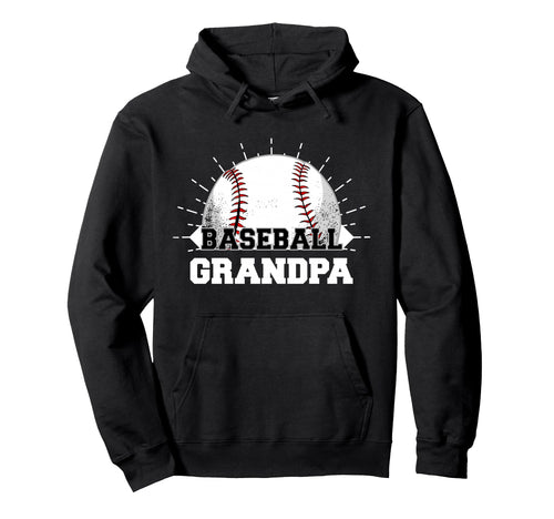 Game Day Sports Lover Funny Baseball Grandpa Hoodie - Unique Graphic Unisex - T-Shirt, Sweatshirt, Hoodie