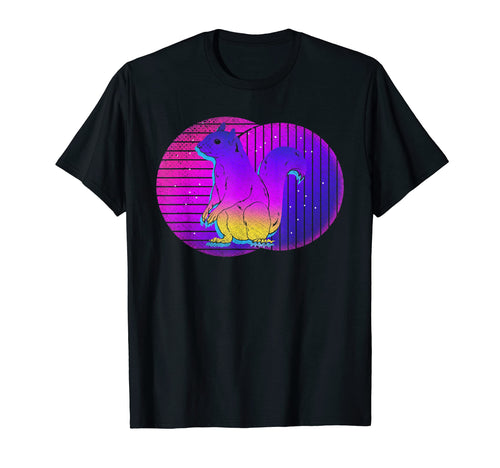 Synthwave Forest Animal Vaporwave T-Shirt - Fun Novelty Design Men Women - T-Shirt, Sweatshirt, Hoodie