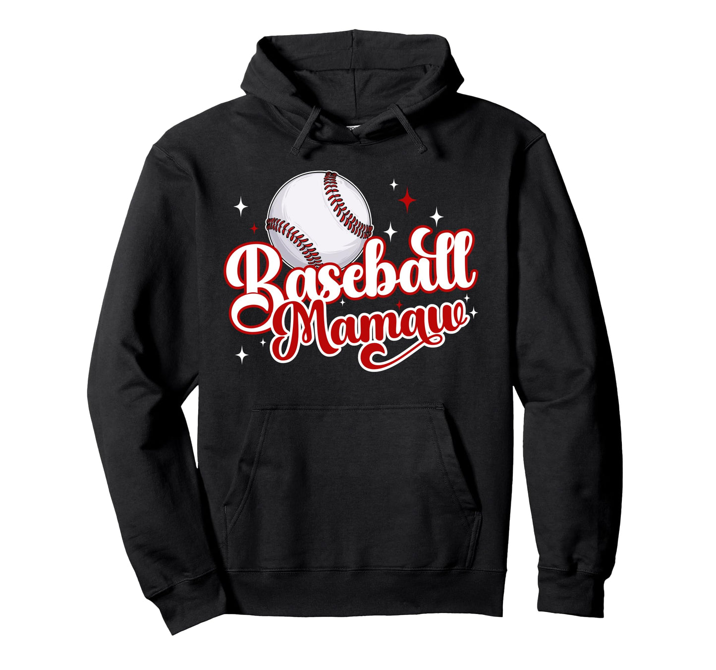 Baseball Mamaw Baseball Player Mamaw Hoodie - Graphic Print Unisex - T-Shirt, Sweatshirt, Hoodie