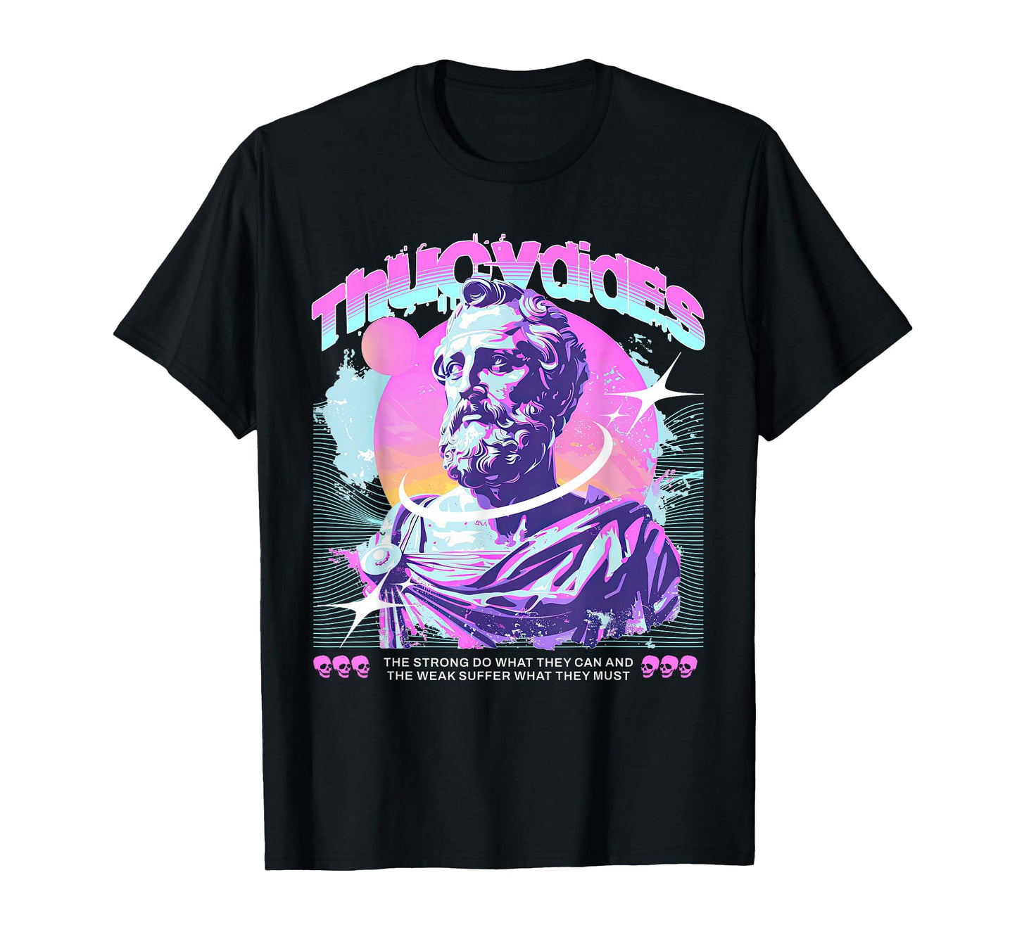 Thucydides Vaporwave Aesthetic Stoic T-Shirt - Aesthetic Graphic Unisex - T-Shirt, Sweatshirt, Hoodie