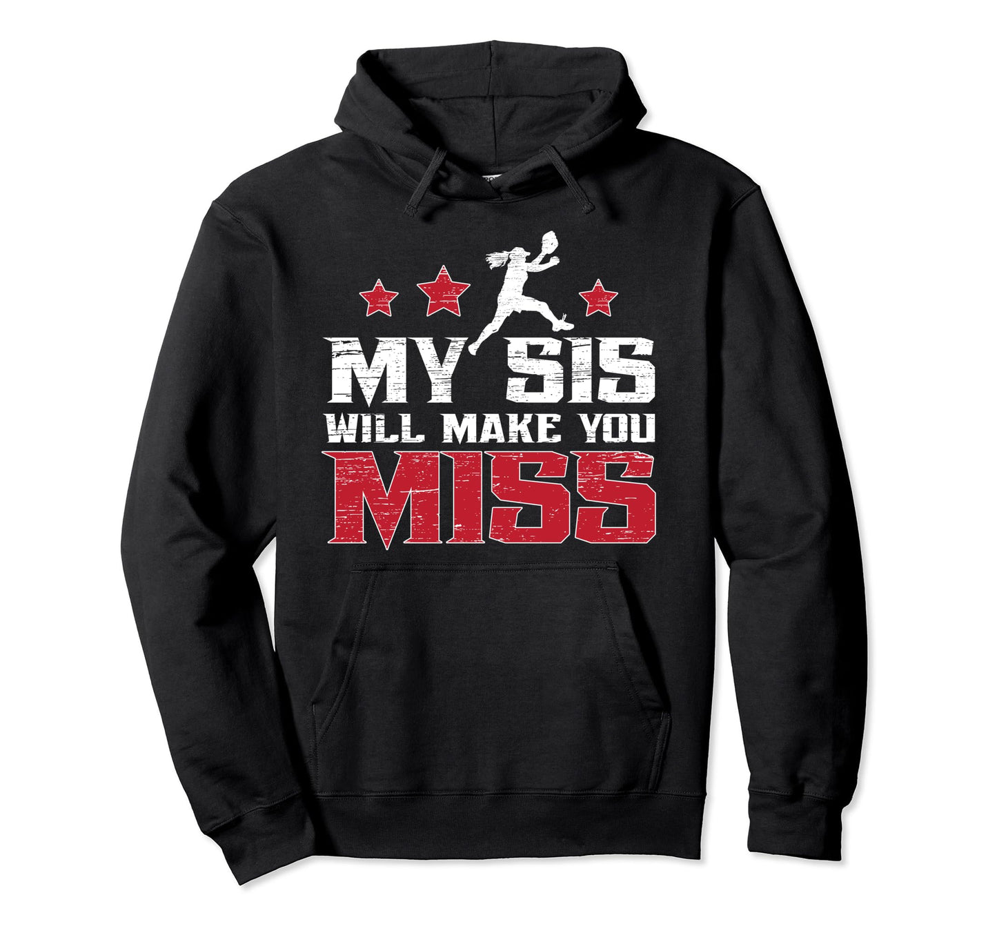 My Sis Baseball Pitcher Brother Hoodie - Aesthetic Graphic Men Women - T-Shirt, Sweatshirt, Hoodie