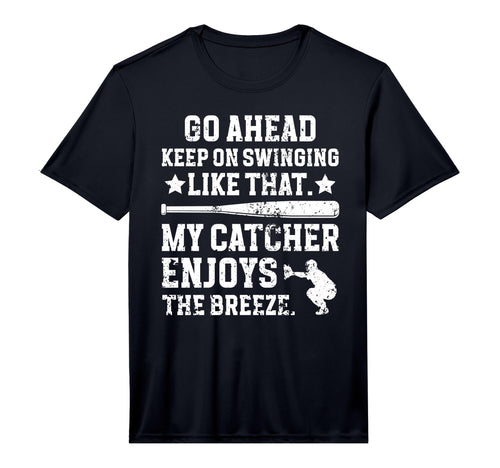 Mens Funny Baseball Catcher Mom T-Shirt - Unique Graphic for Adults - T-Shirt, Sweatshirt, Hoodie
