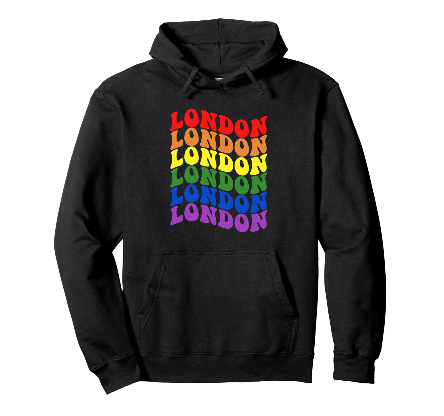 London Gay Pride Lgbtq Rainbow Hoodie - Casual Everyday Wear for Adults - T-Shirt, Sweatshirt, Hoodie