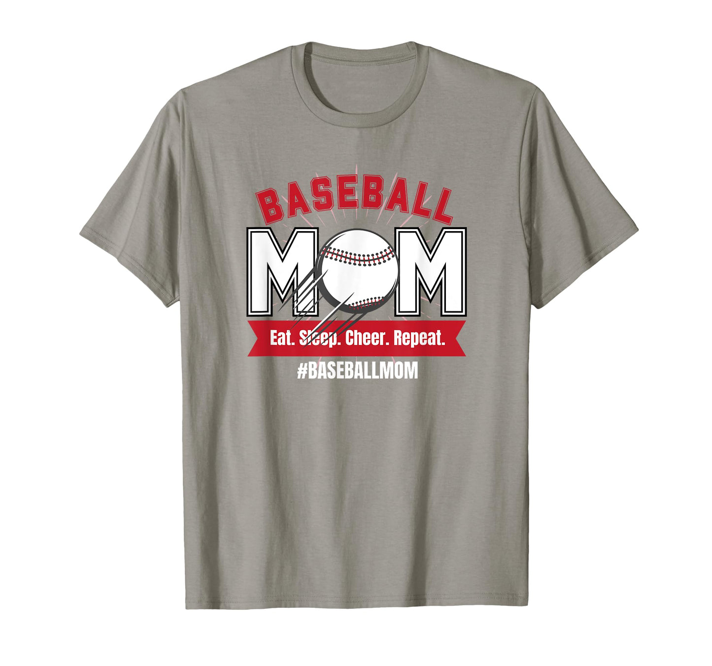 Baseball Mom Game Day Proud Sports T-Shirt - Novelty Apparel for Adults - T-Shirt, Sweatshirt, Hoodie