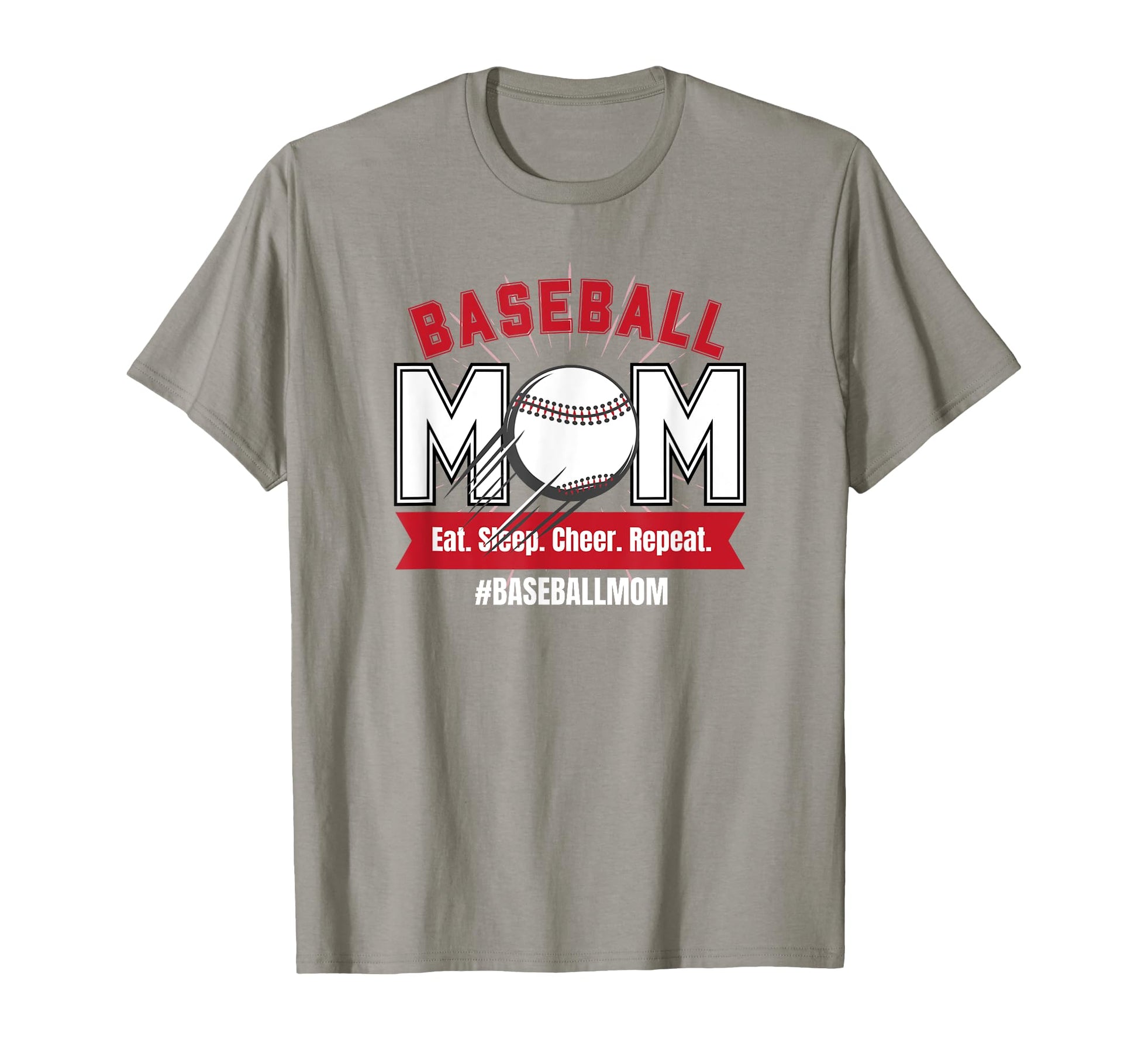Baseball Mom Game Day Proud Sports T-Shirt - Novelty Apparel for Adults - T-Shirt, Sweatshirt, Hoodie