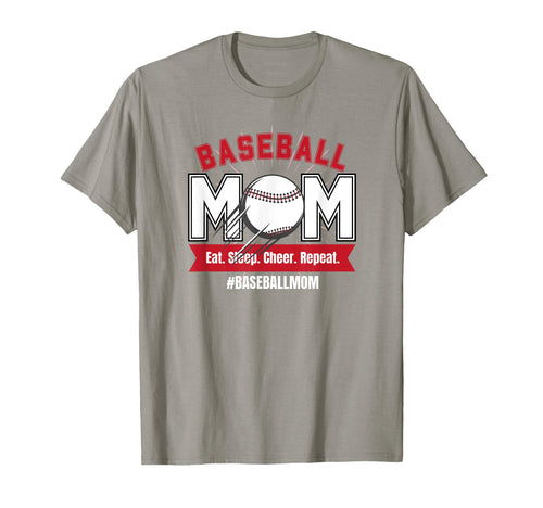 Baseball Mom Game Day Proud Sports T-Shirt - Novelty Apparel for Adults - T-Shirt, Sweatshirt, Hoodie