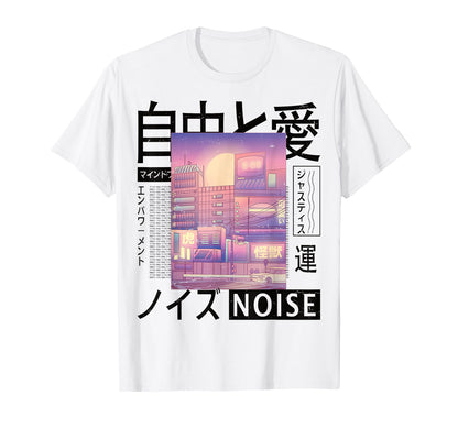 Vaporwave Kawaii Aesthetic Japanese T-Shirt - Minimalist Print Men Women - T-Shirt, Sweatshirt, Hoodie