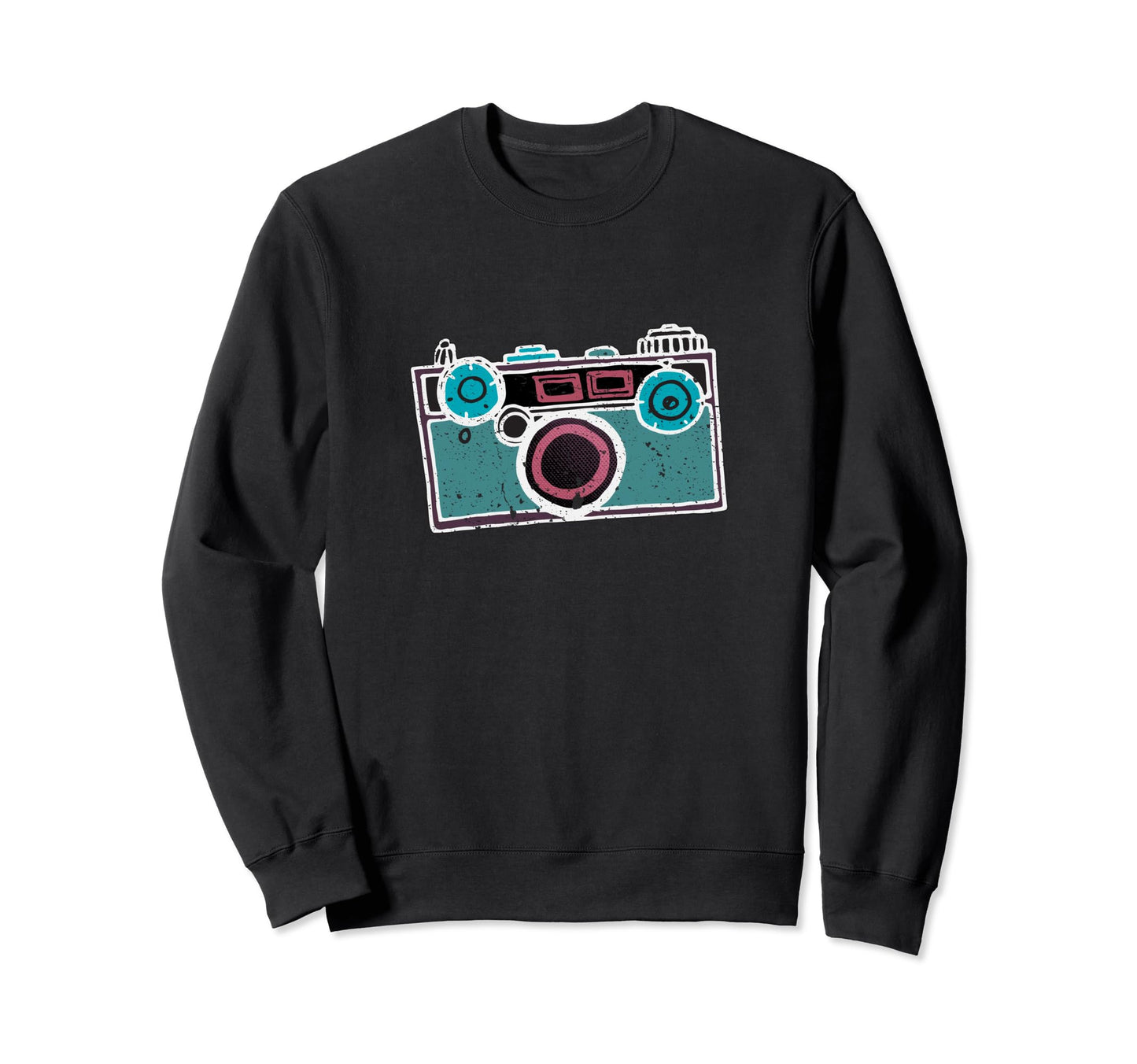 Camera Photography Photographer Sweatshirt - Trendy Graphic for Adults - T-Shirt, Sweatshirt, Hoodie