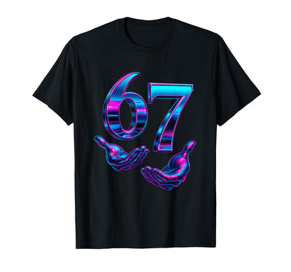 Funny Six Seven 6 7 Gen Alpha T-Shirt - Fun Novelty Design for Adults - T-Shirt, Sweatshirt, Hoodie