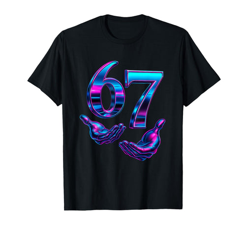 Funny Six Seven 6 7 Gen Alpha T-Shirt - Fun Novelty Design for Adults - T-Shirt, Sweatshirt, Hoodie