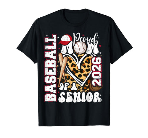 Proud Senior Mom Class 2026 T-Shirt - Fun Novelty Design Men Women - T-Shirt, Sweatshirt, Hoodie