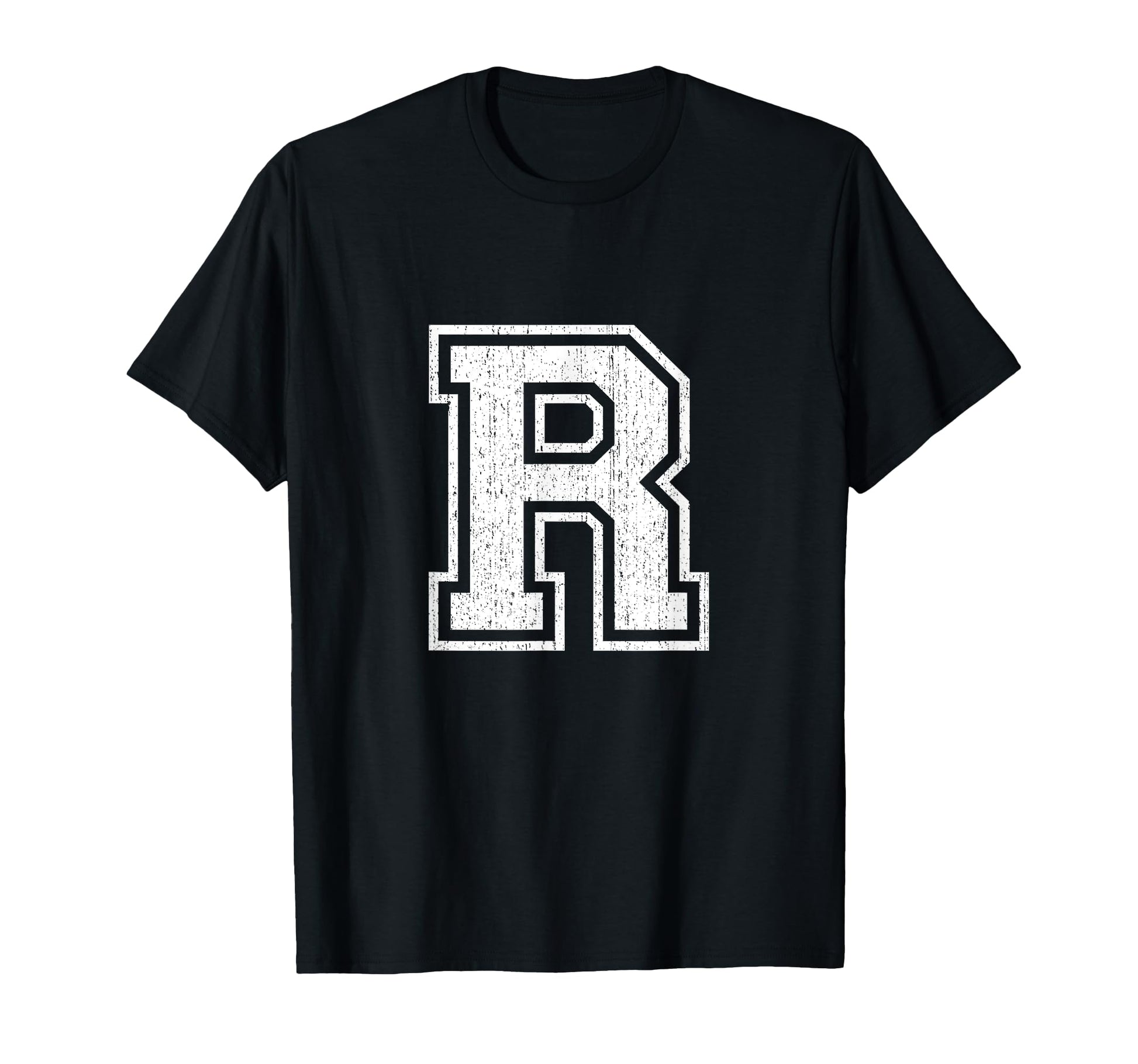 Letter R Spell Name Initials Alphabet T-Shirt - Novelty Apparel for Adults - T-Shirt, Sweatshirt, Hoodie