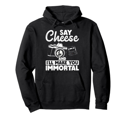 Photo Camera Photographer Flash People Hoodie - Minimalist Print Men Women - T-Shirt, Sweatshirt, Hoodie