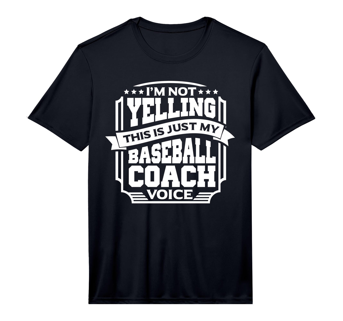 Im Not Yelling This Is Just My Baseball T-Shirt - Graphic Print Unisex - T-Shirt, Sweatshirt, Hoodie