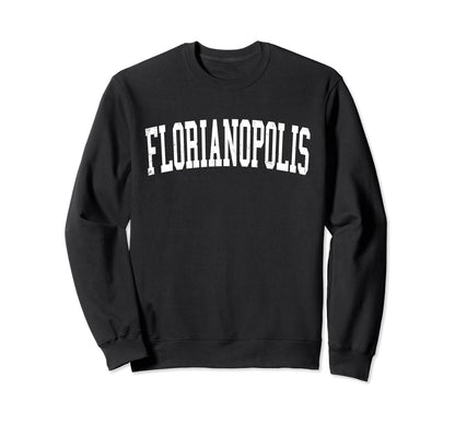 Florianopolis Brazil Distressed Sweatshirt - Custom Art Print for Adults - T-Shirt, Sweatshirt, Hoodie