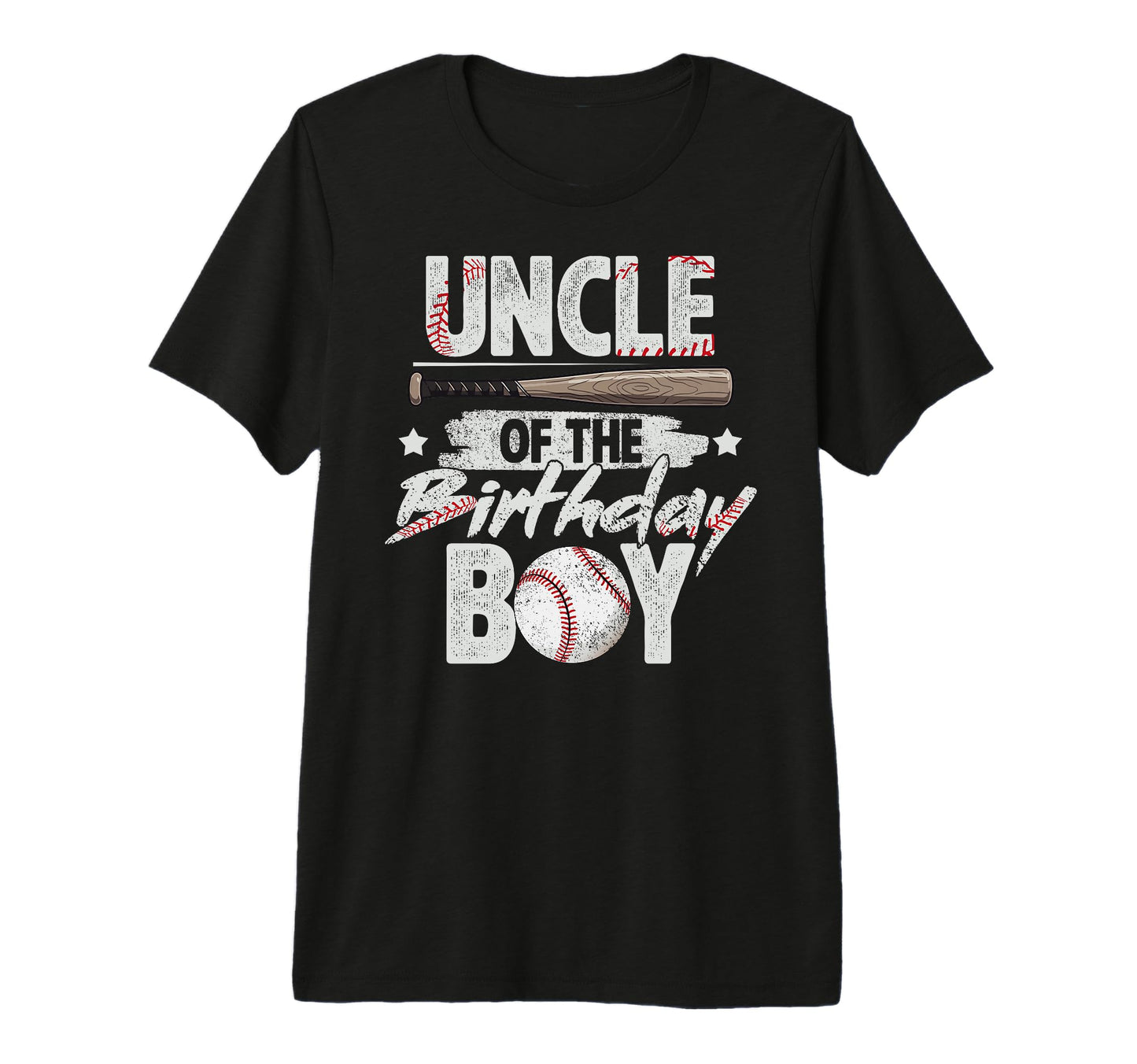 Uncle Birthday Matching Baseball T-Shirt - Fun Novelty Design for Adults - T-Shirt, Sweatshirt, Hoodie