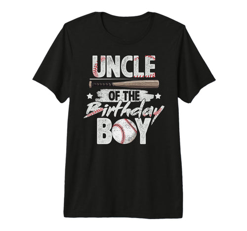 Uncle Birthday Matching Baseball T-Shirt - Fun Novelty Design for Adults - T-Shirt, Sweatshirt, Hoodie