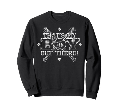 Baseball Mom Dad Thats My Sweatshirt - Casual Everyday Wear Men Women - T-Shirt, Sweatshirt, Hoodie