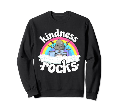 Anti Bullying Rainbow Music Sweatshirt - Fun Novelty Design Men Women - T-Shirt, Sweatshirt, Hoodie