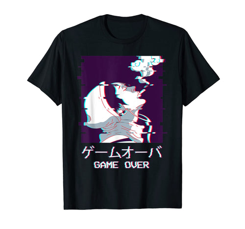 Edgy Anime Vaporwave Aesthetic Game T-Shirt - Unique Graphic for Adults - T-Shirt, Sweatshirt, Hoodie