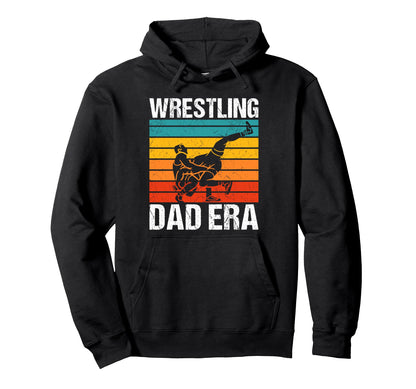 Wrestling Dad Era Game Day Sports Mom Hoodie - Trendy Graphic Unisex - T-Shirt, Sweatshirt, Hoodie