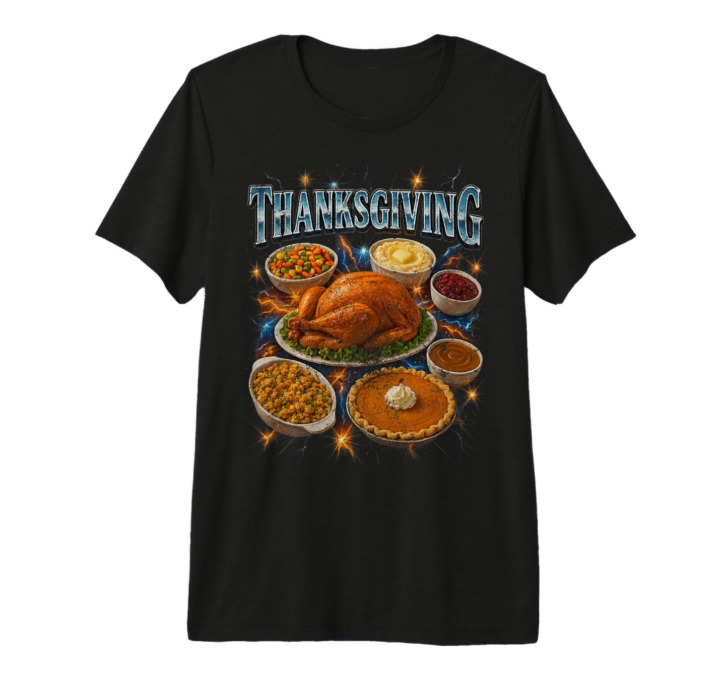 Thanksgiving 90S 2000S Hip Hop Tribute T-Shirt - Aesthetic Graphic Unisex - T-Shirt, Sweatshirt, Hoodie
