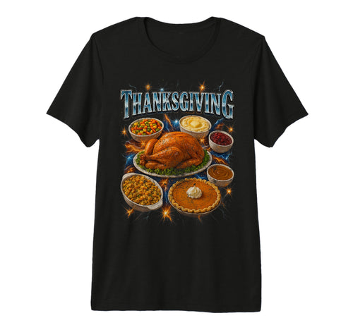 Thanksgiving 90S 2000S Hip Hop Tribute T-Shirt - Aesthetic Graphic Unisex - T-Shirt, Sweatshirt, Hoodie