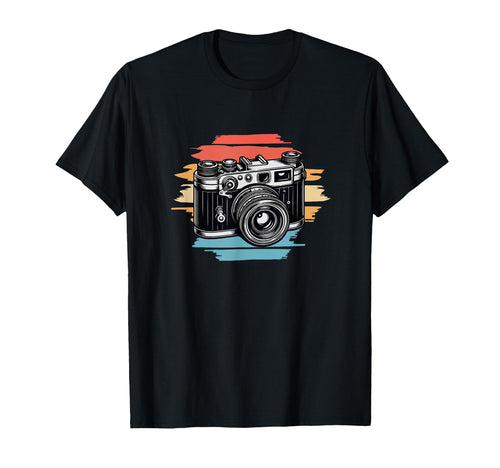 Photography Lovers Camera Photographer T-Shirt - Custom Art Print Men Women - T-Shirt, Sweatshirt, Hoodie