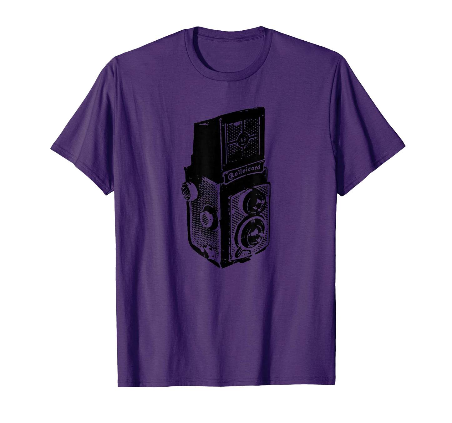 Old Rolleicord Camera Artwork T-Shirt - Custom Art Print Men Women - T-Shirt, Sweatshirt, Hoodie