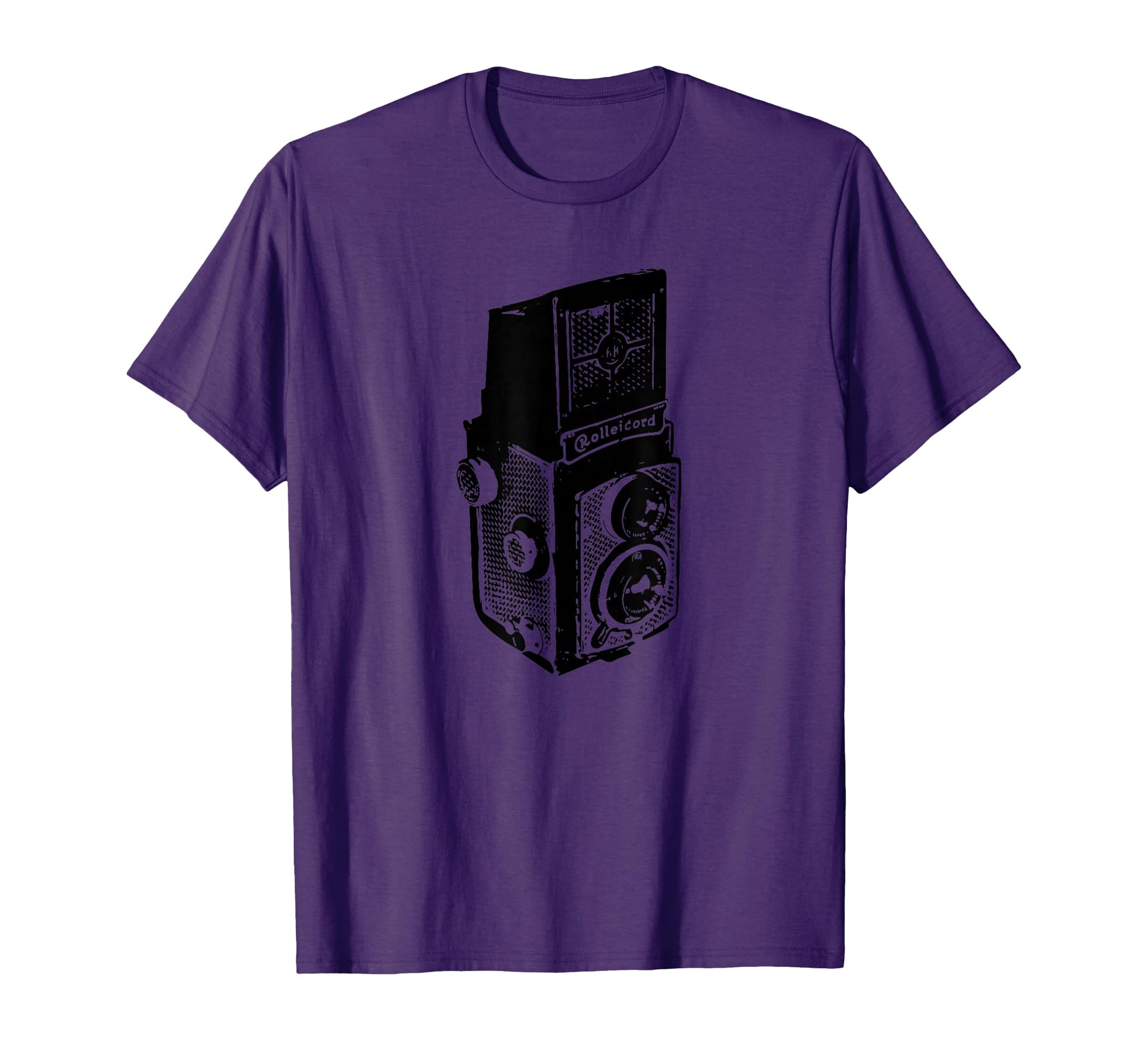 Old Rolleicord Camera Artwork T-Shirt - Custom Art Print Men Women - T-Shirt, Sweatshirt, Hoodie